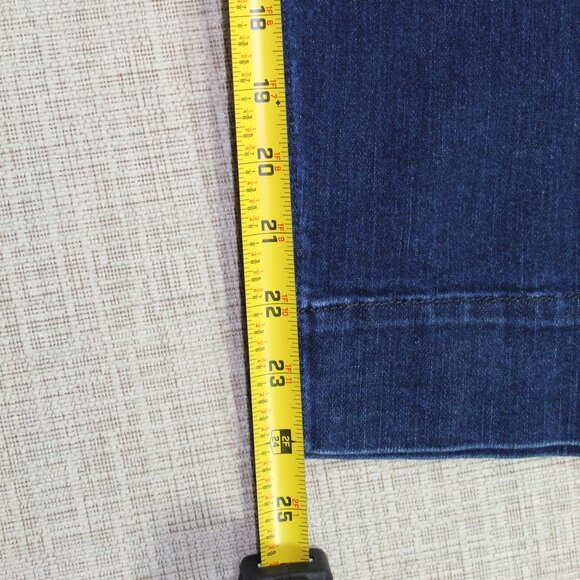 Loft Plus Size 14 High Waist Straight Cropped Jeans - Picture 6 of 6